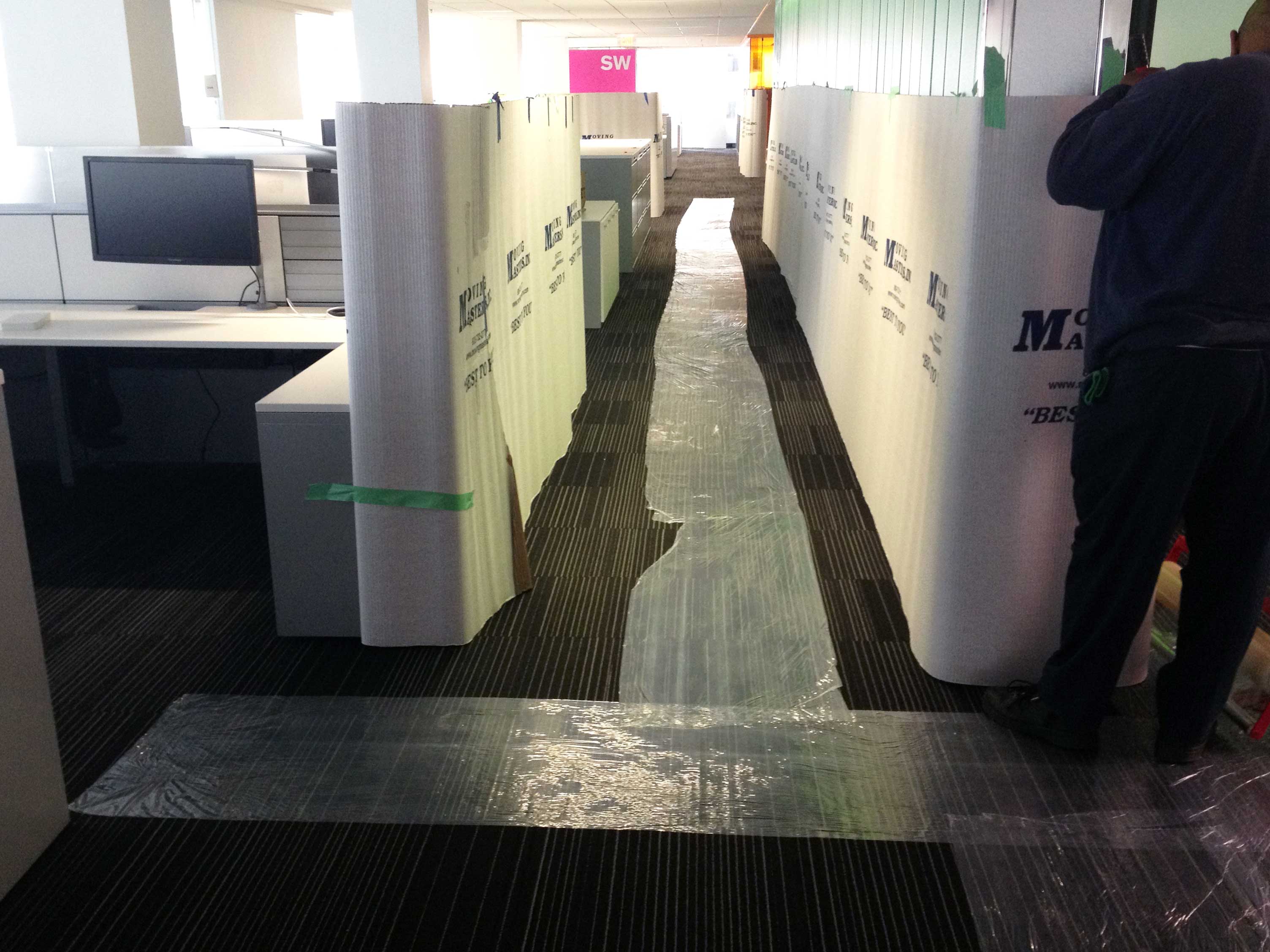 Wall Floor Protection Is Crucial For A Successful Office Move