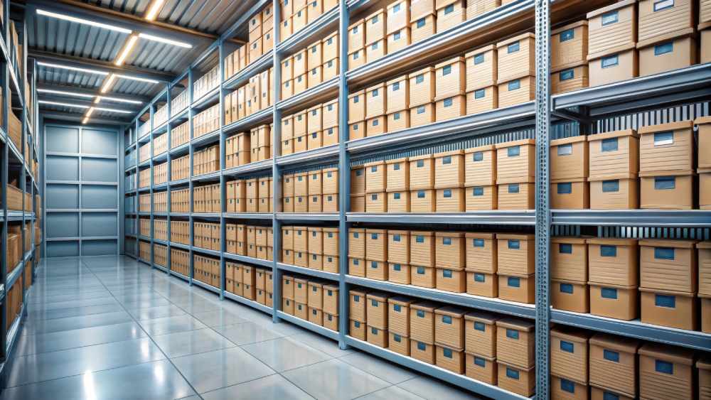 Secure Records Stored In An Archive Storage Facility