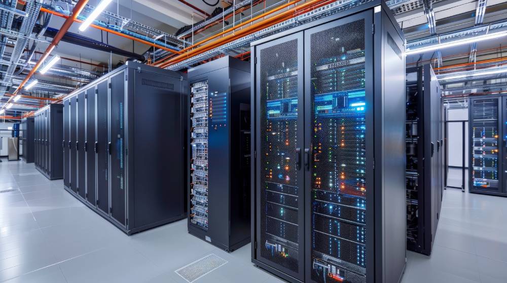 Server Room About To Be Disassembled For A Data Center Relocation