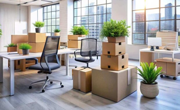 efficient office move, minimizing disruption