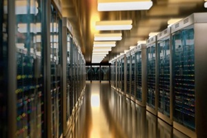 a newly installed datacenter