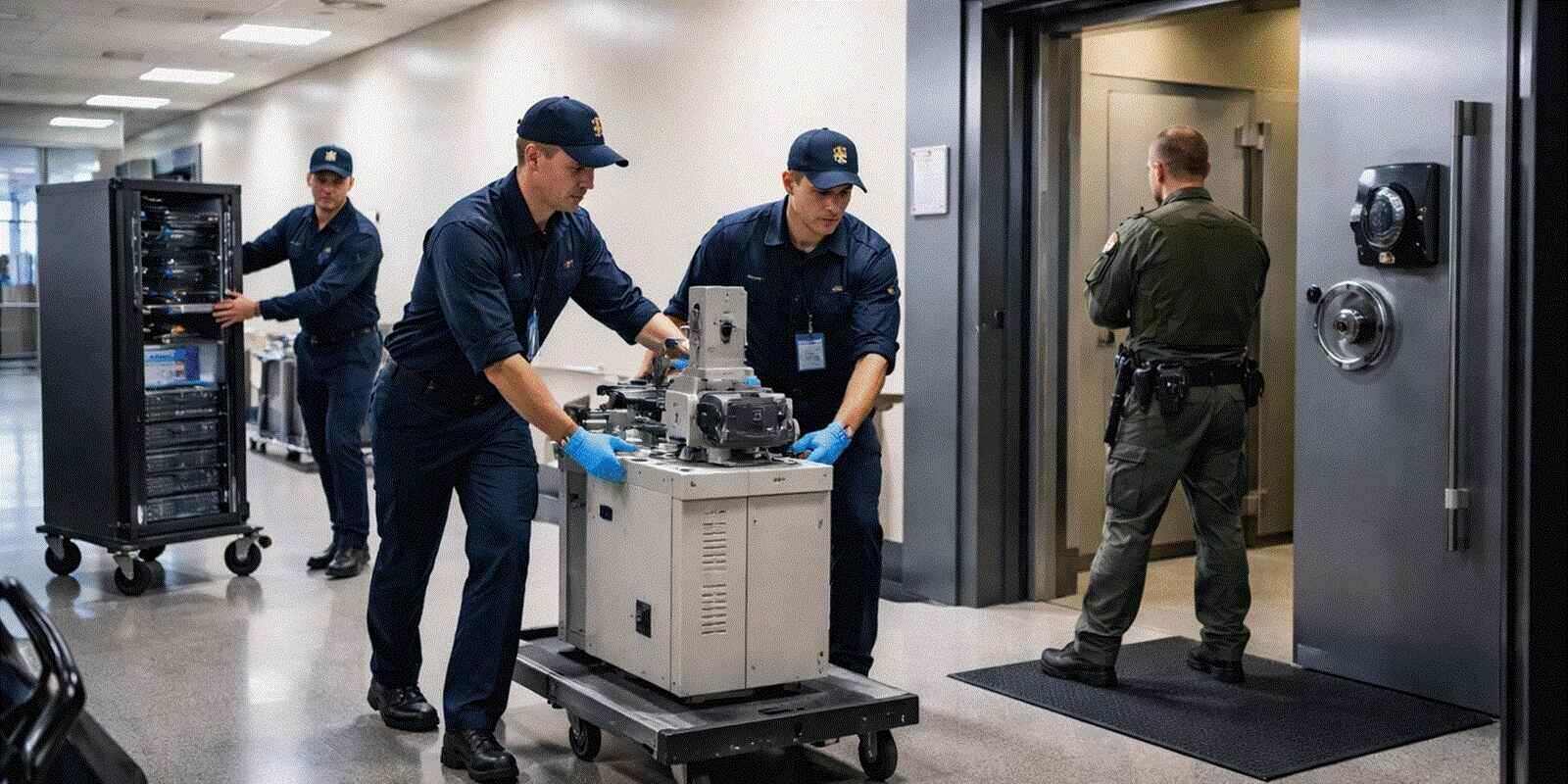 secure movement of a machine