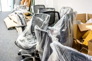 office prepearing for moving to new building